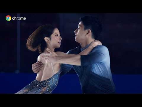 りくりゅうペア、氷上で圧巻パフォーマンス＆小さなお悩み相談も！？ Google新CMに出演！