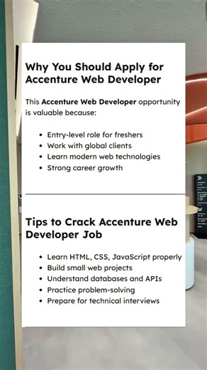 🔵 ACCENTURE IS HIRING! (WEB Associate Roles) Check the pinned comment for the link and apply asap.