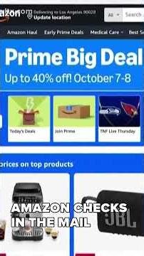 Amazon customers get surprise checks tied to FTC Prime settlement