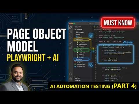Page Object Model Playwright Java Tutorial | GitHub Copilot Builds POM Framework for You