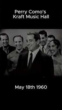 Cast and crew give Perry Como a birthday surprise at the end of the show