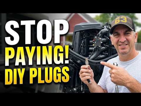 Don't Pay A Mechanic! Mercury 115 Outboard Spark Plug DIY