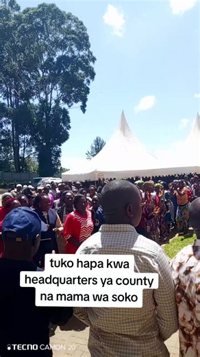 Tuko hapa kwa headquarters ya county na mama wa soko