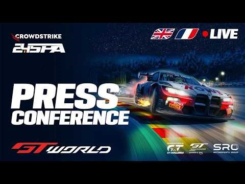 LIVE | The 2026 Crowdstrike 24 Hours of Spa Press Conference