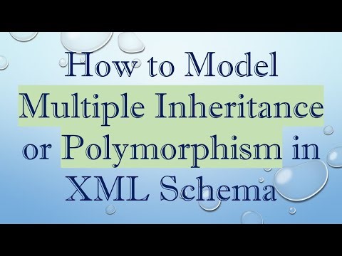 How to Model Multiple Inheritance or Polymorphism in XML Schema