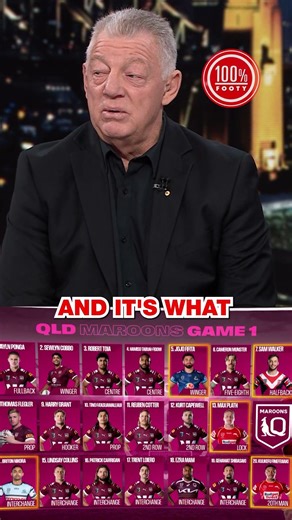 Queensland's Game 1 team gets a TICK from Gus! ✅ #9WWOS #NRL #Origin