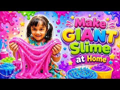 🧪 Making Slime Fun Challenge | Honey Money World 🌈