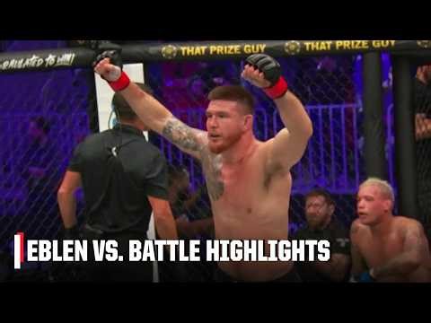 Johnny Eblen dominates Bryan Battle en route to submission win | ESPN MMA