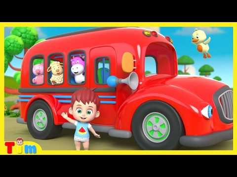 Wheels on the Bus + More Nursery Rhymes and Kids Songs | Tim Time