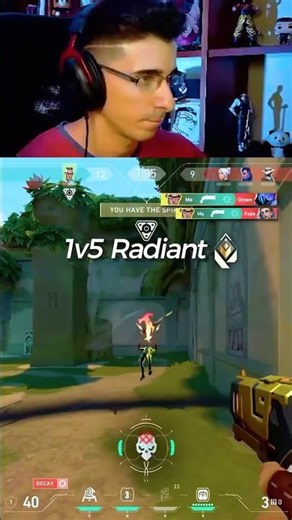 The Last Kill... 🤯 Top Radiant gameplay valorant streamer live highlights edit clips shorts
