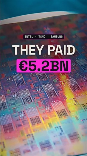 Why is ASML a monopoly? Its own customers paid for it
