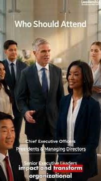 Leadership Excellence for CEOs: Why Leadership Is Essential for CEO Success | Course Introduction