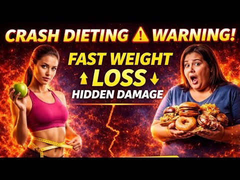 Crash Dieting: Fast Weight Loss or Hidden Damage? ⚠️@BODYSENSE_0