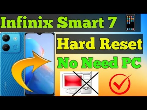 Infinix Smart 7 Hard Reset Android 12 Infinix Pattern/Pin Unlock Without PC 100% Working