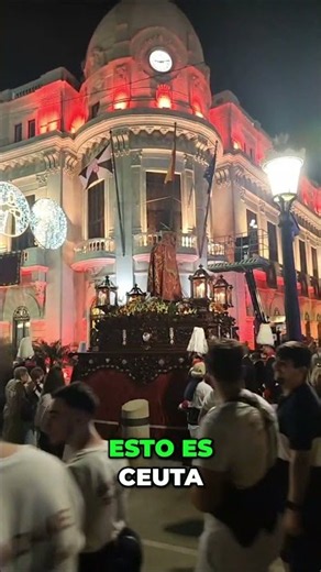 🇪🇸💜 CEUTA WILL SURPRISE YOU! 😍 A Beautiful Detail in its Procession