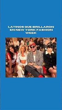 Latinos que fueron invitados a la New York Fashion Week / El Diario