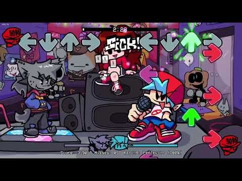 Friday Night Funkin' - Arcade Showdown - Hairball and Nyaw - Recharted