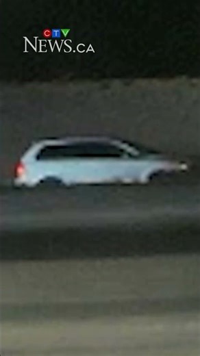 Water main break in Calgary sends vehicle flying