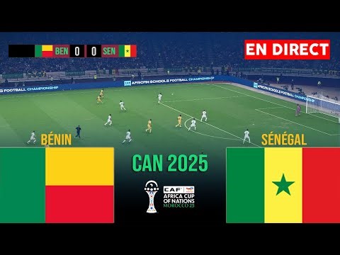 BÉNIN vs SÉNÉGAL - Coupe d'Afrique des Nations 2025 Match aujourd'hui | Simulation PES