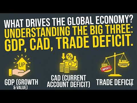 GDP, Current Account Deficit, Fiscal deficit Trade Deficit Explained