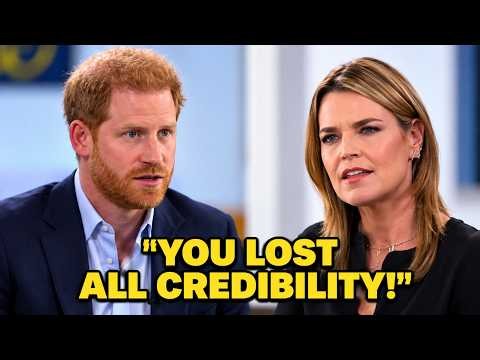 Savannah Gutrie DESTROYS Prince Harry With One Brutal Question On The Interview