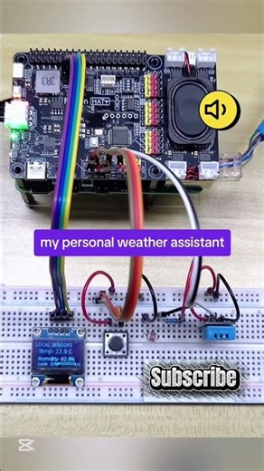 AI Smart Weather Station Using Raspberry Pi | DIY IoT Project #RaspberryPi #WeatherStation