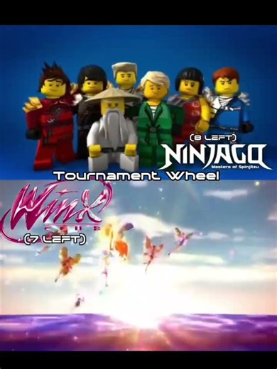 Ninjago #vs Winx Elimination Wheel Ep.2 | Zane vs Roxy | #njnjago #fyp #viral #winx #debate #1v1