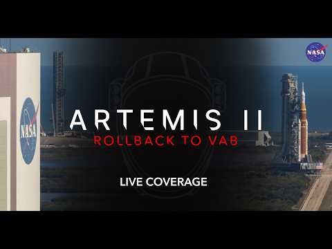 LIVE! NASA Artemis II Rollback to VAB