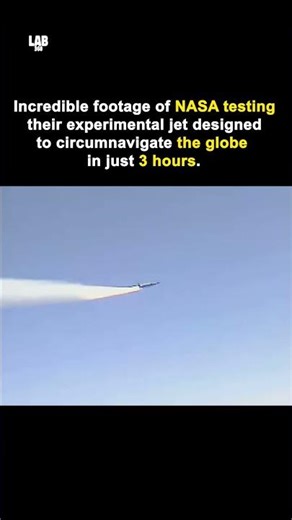 NASA Tests Hypersonic Jet Designed to Travel Around the World in 3 Hours #shorts #nasa #lab360