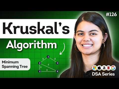 Kruskal's Algorithm - Minimum Spanning Tree in Graph