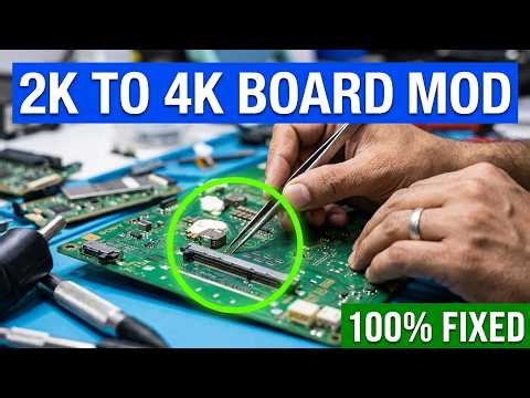 How to Convert Sony KDL-43W800F 2K to 4K KD-43X7500F