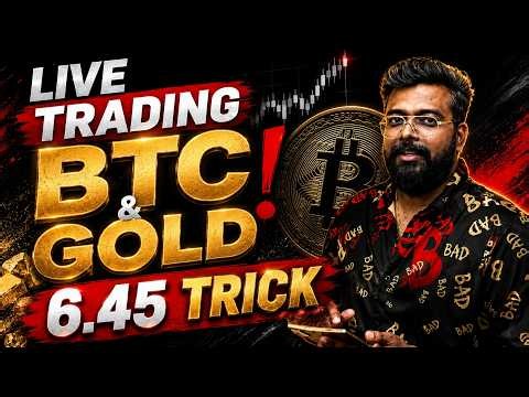 🔥 LIVE BTC & GOLD | 6:45 Trick Strategy Revealed | 21 JULY 2026 | Market Analysis