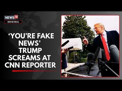 Trump vs CNN LIVE: ‘You’re Fake News’ | Trump Confronts Reporter Over Polls | US Midterms News-N18G