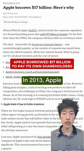 Apple Borrowed $17 Billion To Pay Its Shareholders