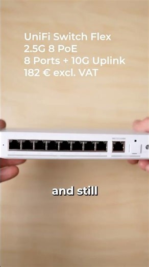 UniFi Switch Flex 2.5G 8 PoE: Compact Network Upgrade