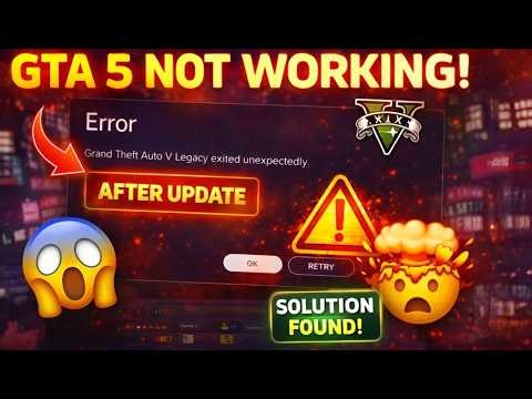GTA 5 NOT OPENING After Script Hook V Update 😭 | GTA 5 Crash Fix 2026 (100% Working)