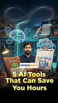 5 AI Tools That Can Save You Hours | 5 AI Productivity Tools You Need In 2026 | #Shorts #Simplilearn