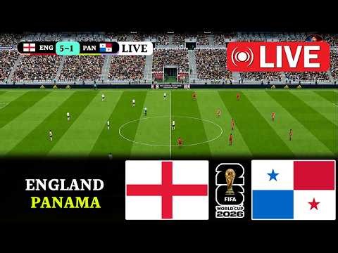 🔴 LIVE : England vs Panama | FIFA World Cup 2026 I Full Match Streaming | Video Game Simulation