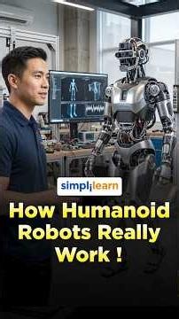 How Humanoid Robots Actually Work | AI, Sensors & Robotics Explained | #Shorts | #Simplilearn