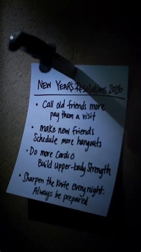 We have some catching up to do, Sidney. #Scream7 #NewYearsResolution