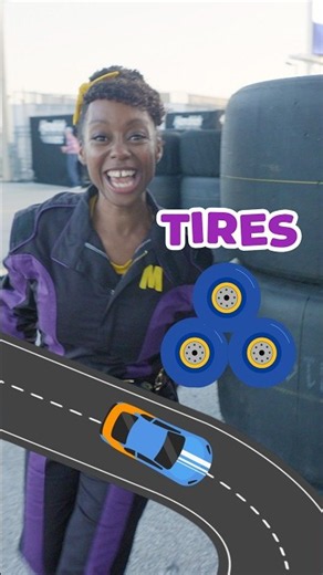 Count the Tires with Meekah! 🏎️ 1, 2, 3, 4! #shorts #meekah #learnnumbers