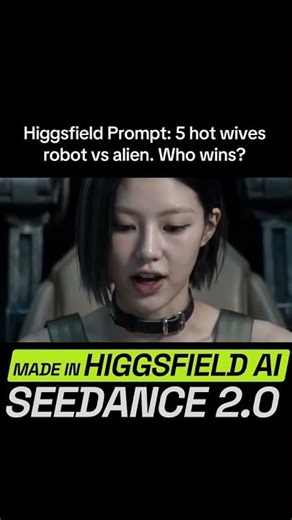 “AI Wives vs Alien Fight 🤯 Higgsfield AI Seedance 2.0”