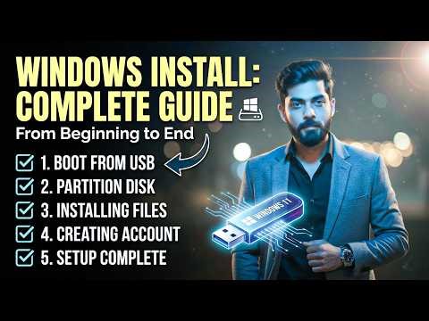 Windows Installation Full Process (Step-by-Step Guide 2026) Complete Tutorial