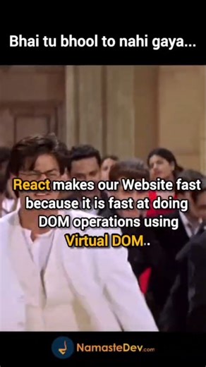 Namaste Dev on Instagram: "Important interview question guys 😭🙏 Follow @namastedevofficial for more memes!! #javascript #webdevelopment #softwareengineer #reactjs #java #viral #college #frontend #js #softwaredeveloper #backend #backendengineer #backenddeveloper #frontendengineer #frontenddeveloper #reactjs #reactjsdeveloper #reactjsdevelopment #reactnative #reactjsbootcamp #java #dsa #iitbombay #iit #coding #codingmemes #corporatelife #corporate #office [ Software Engineer, Corporate, Web Deve