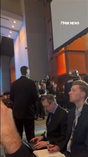 WATCH: Protesters DRAGGED from room during Hegseth speech #shorts #us #news #foxnews