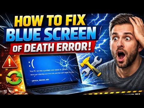 *2026 NEW UPDATED* Fix Blue Screen Error in Windows 11/10/8/7