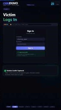 CSRF Attack 😱 | How One Click Can Compromise Your Account (Explained)