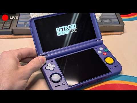 🔴 LIVE messing with the Retroid Pocket Duo