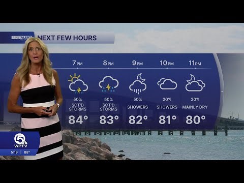 WPTV First Alert Weather Forecast for Evening of Monday, May 11, 2026