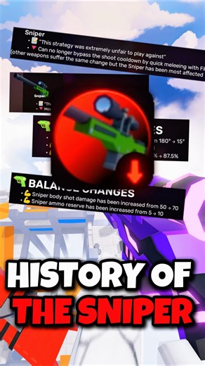 The COMPLETE History Of The Sniper In Roblox Rivals